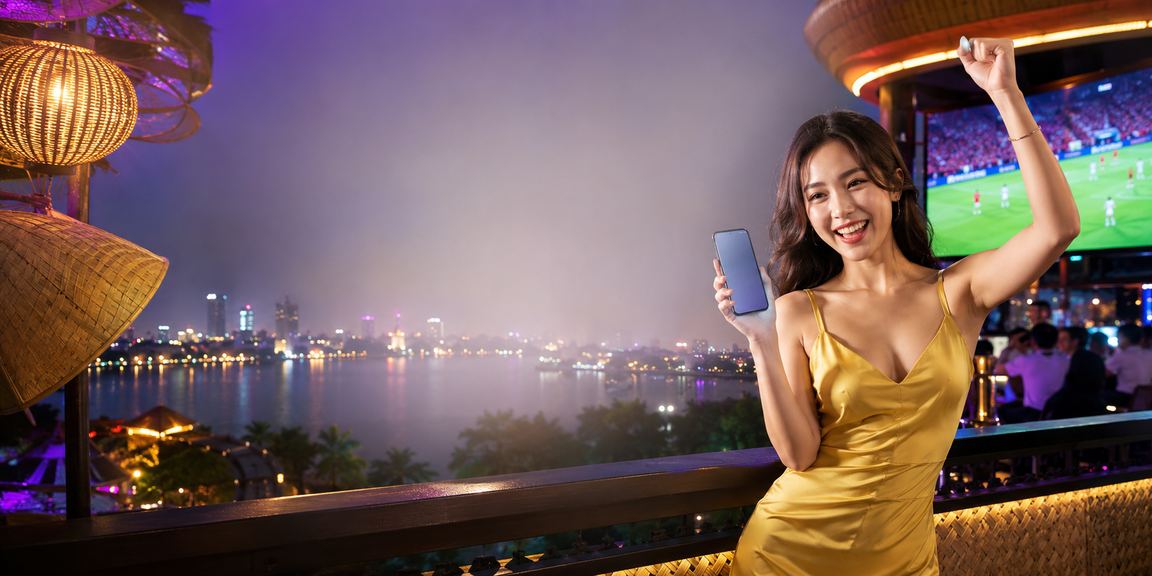 Người chơi nhận tiền thưởng tại quán cà phê Hà Nội